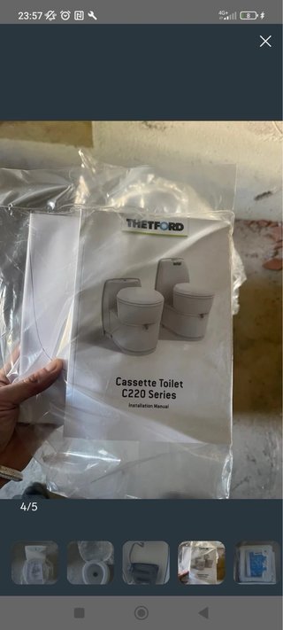 WC Thetford C220 Cassette Camper Autocaravana