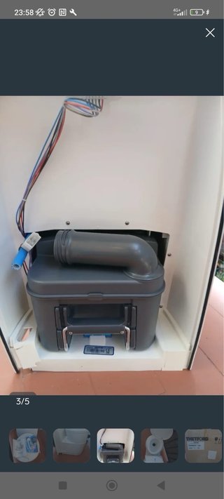 WC Thetford C220 Cassette Camper Autocaravana