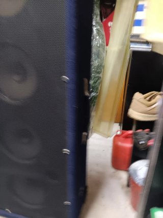 Altavoces 4 vías negro y azul