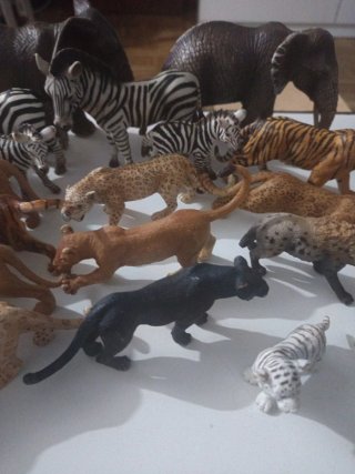 Figuras Felinos Schleich y Papo