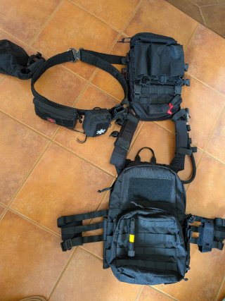 Colete tático e cinto airsoft