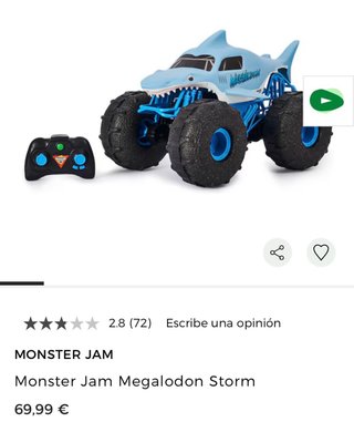 Coche RC Tiburón Megalodon Monster jaw