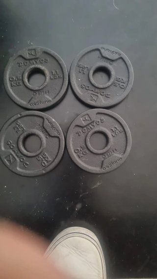 Discos Musculación Hierro 0.5kg (4ud)