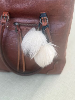 Pompones de piel