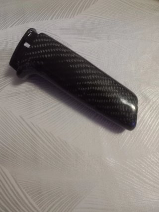 Funda pomo freno mano BMW E46 Carbono