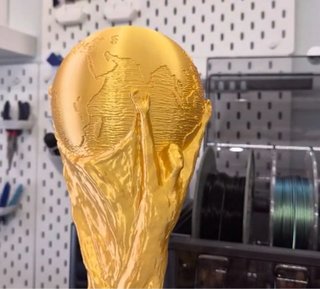 Réplica Copa del Mundo 3D