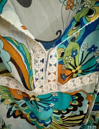 Blusa vintage estampada