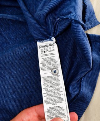 Polo Springfield Azul Talla L Slim Fit