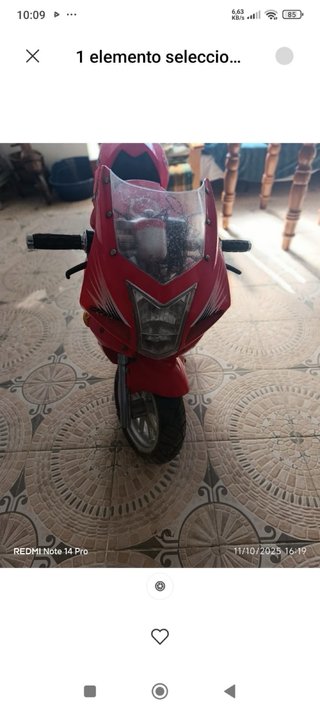 Mini Moto Yamaha X6 Roja