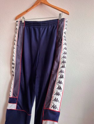 Pantalón Kappa Retro Y2K Azul Marino