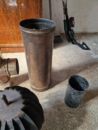 Tubos y sombrerete chimenea metal