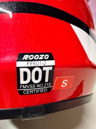 Casco Motocross Infantil ROO2O Rojo