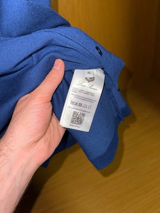 Camisa Loro Piana Azul