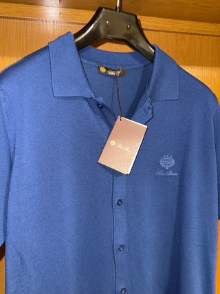 Camisa Loro Piana Azul