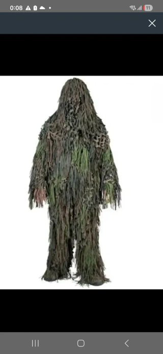 Traje Ghillie Airsoft Profesional Camuflaje