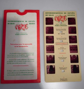 Diapositivas Estereoscópicas MARTE 3D Antiguas
