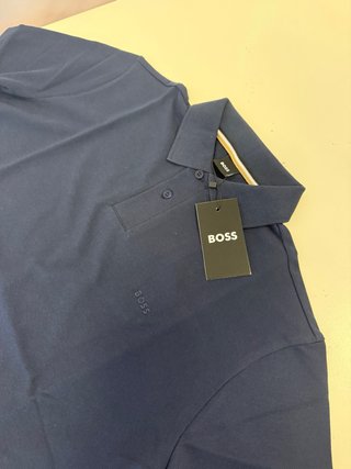T-shirt Homem BOSS Azul