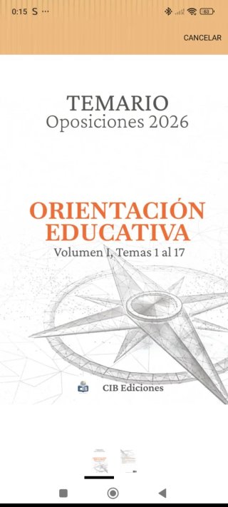 Temario orientación educativa