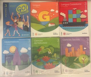 Libros 3 primaria en perfecto estado