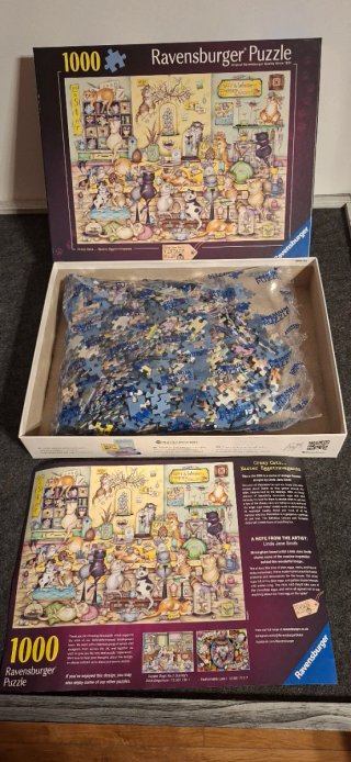 Puzzle 1000 piezas Gatos Easter Bisquit