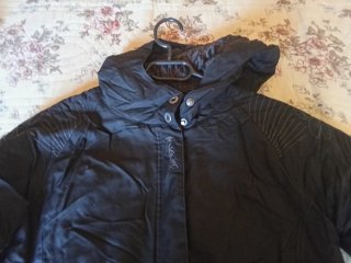 Cappotto nero da donna