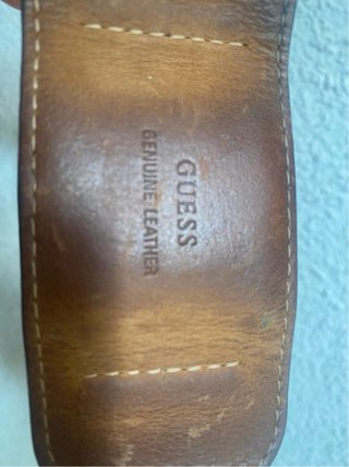 Reloj Guess Cuero Marrón Dorado Vintage2005 Unisex