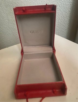 Reloj Guess Cuero Marrón Dorado Vintage2005 Unisex