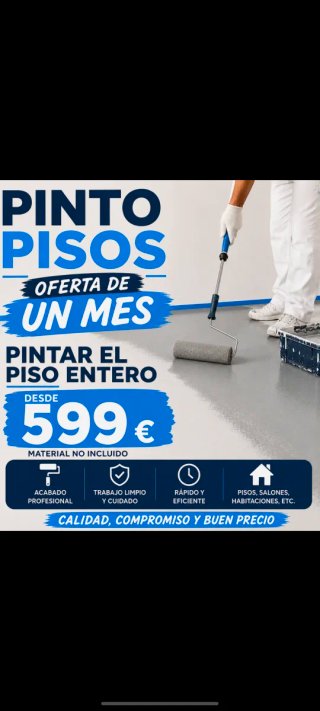 Servicio de pintura de pisos