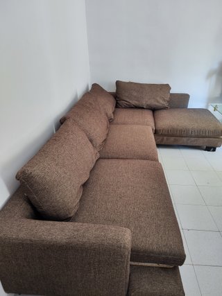Sofá Chaise Longue Marrón