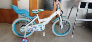 Bicicleta Frozen Niña