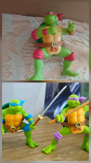 Figuras Tortugas Ninja. 10 euros