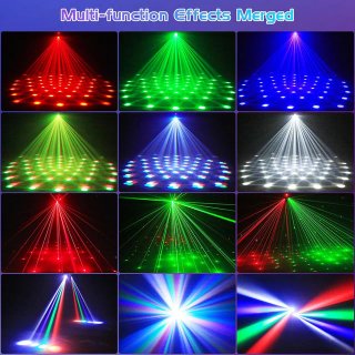 SIN ABRIR 4 en 1 Luz Discoteca LED Cabezal Móvil