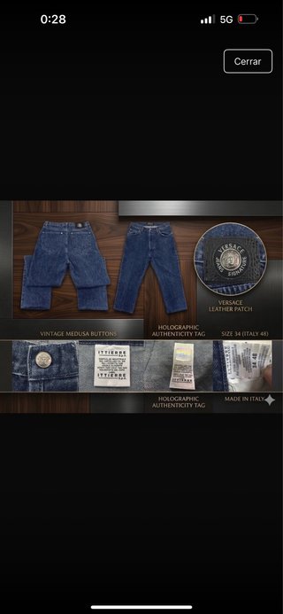 Versace Jeans Signature Vintage Made in Italy