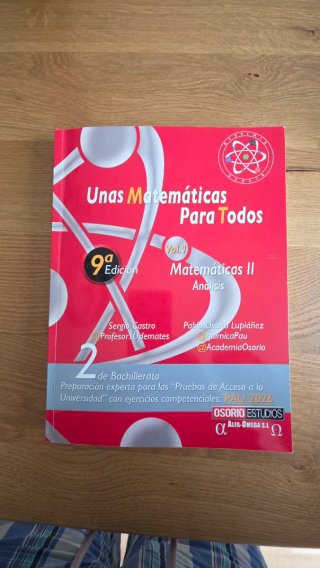 Pack Unas Matemáticas para Todos Vol 1 y 2 Osorio