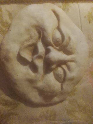 Maschera fregio decorativa per esterno