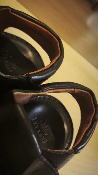 Sandalias Callaghan Piel Negra Hombre