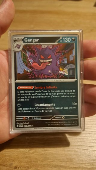 Carta Pokémon Gengar Fase 2 PS 130