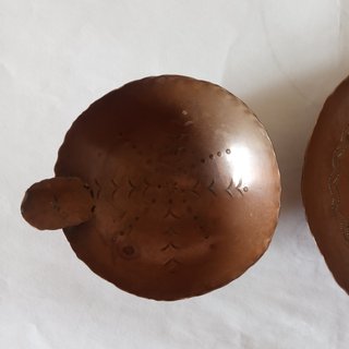 Ceniceros antiguos de cobre