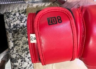 Guantes de boxeo Mugendo rojos 8 oz