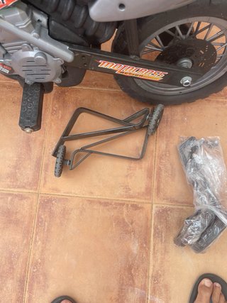 Moto a batería infantil verde