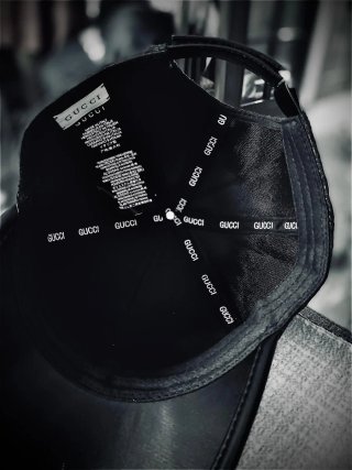 Gorra Gucci Piel Negra