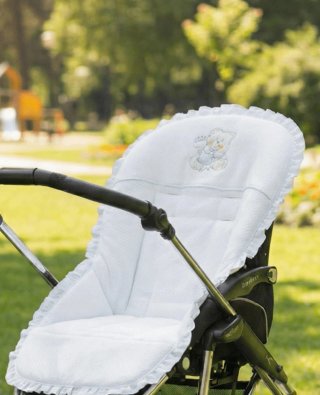 Colchoneta para silla de bebé con osito