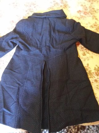 Cappotto blu da donna