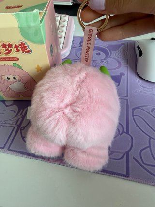 Blind Box Plush Pendant Giggle Monster Pink