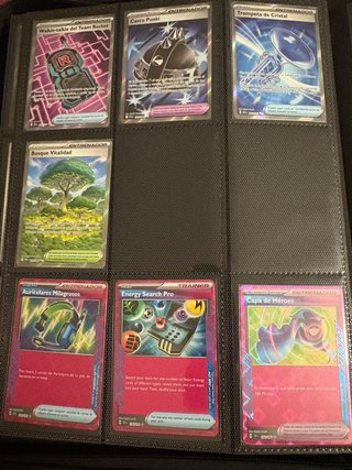 Lote 6 Cartas Pokémon Entrenador/Trainer