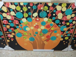 Cuadro Árbol de la Vida 3 piezas