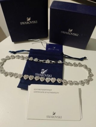 Collar Swarovski Corazones