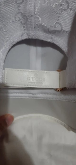 Berretto Gucci Pelle Bianca