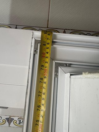 Se venden dos puertas balconeras de aluminio