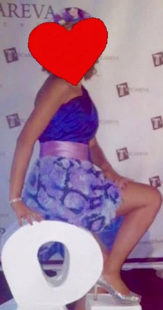 Vestido fiesta morado y rosa talla M